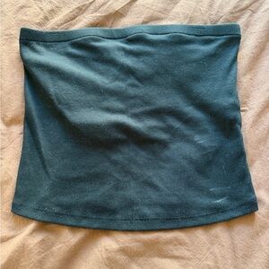 a new day Black Ribbed Tube Top